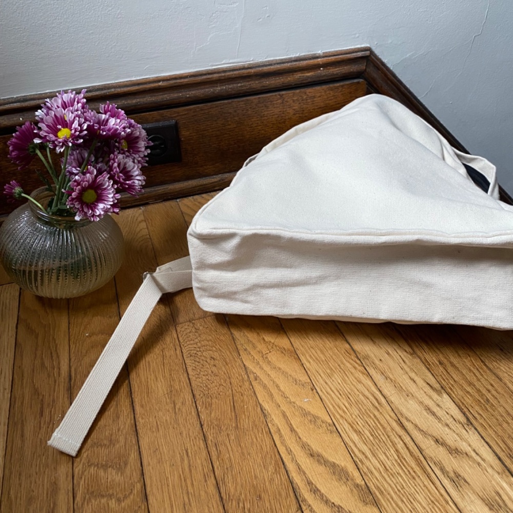 Blk Pine Workshop- Cream Canvas Simple Backpack - image 5